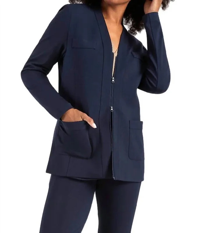 Chic Dresses For Women Capricorn Blazer In Navy