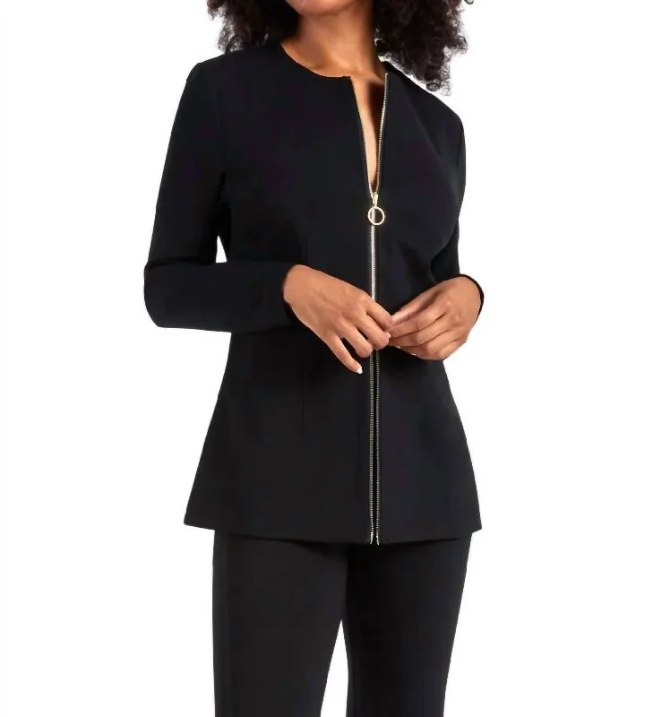 Trendy Jackets For Women Beta Blazer In Black