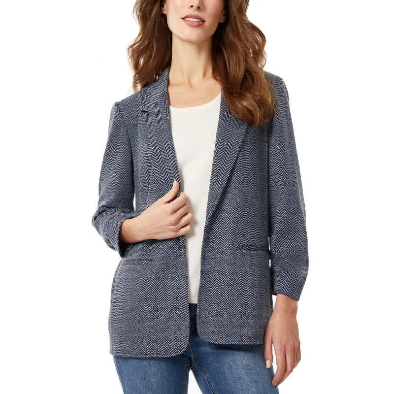 Women’s Winter Clothing Womens Ruched Office Open-Front Blazer