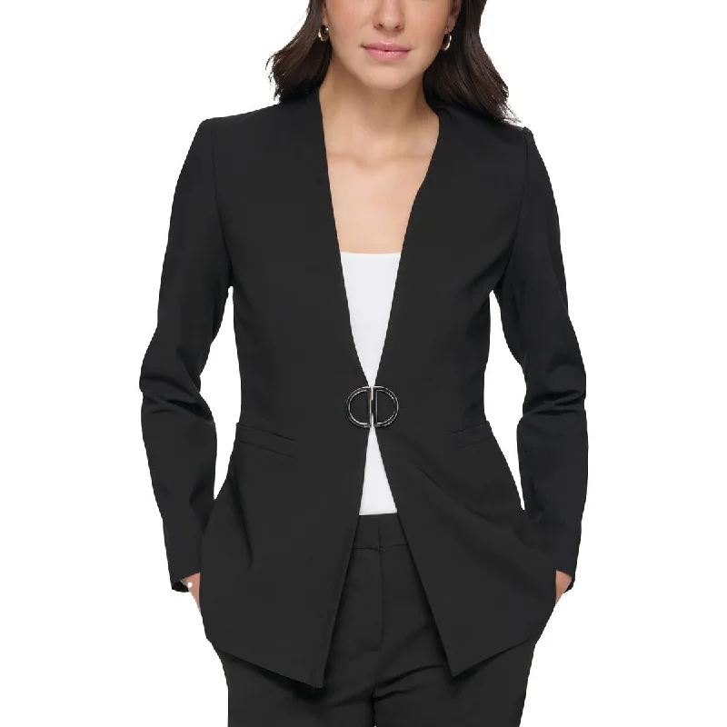 Women’s Fashion Knitwear Petites Womens Suit Separate Work Wear Collarless Blazer