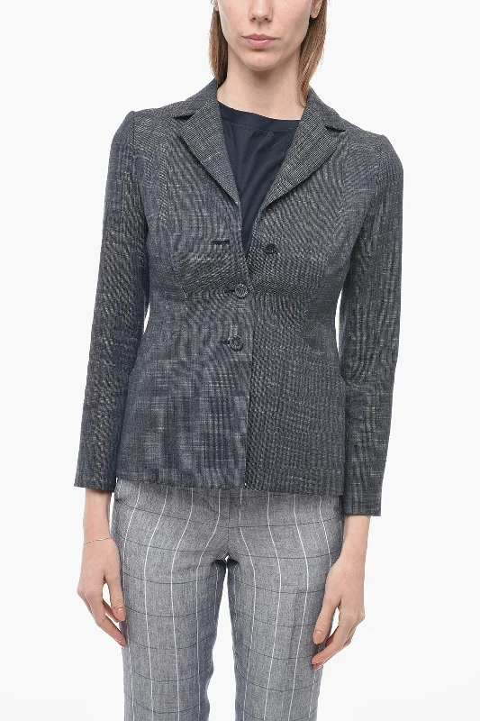 Trendy Sweaters For Women Dior Denim Effect Slim Fit Blazer with Covered Buttons