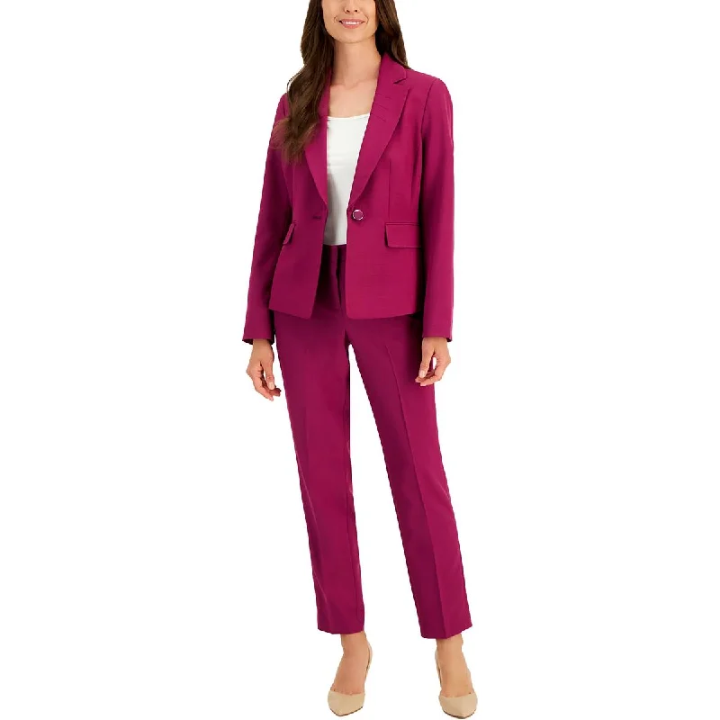 Casual Tops For Women Petites Womens 2PC Business One-Button Suit