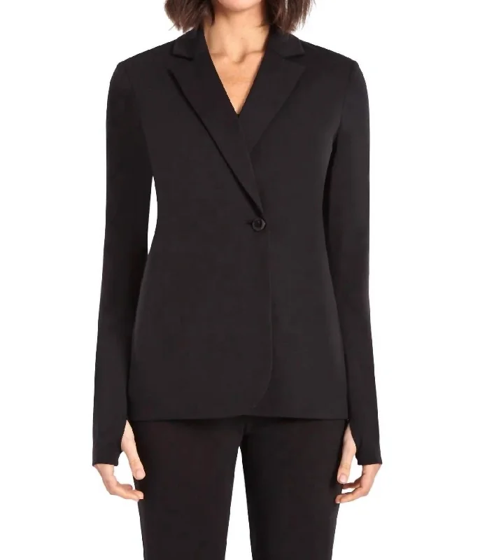 Women’s Casual Blouses Streak Blazer In Black