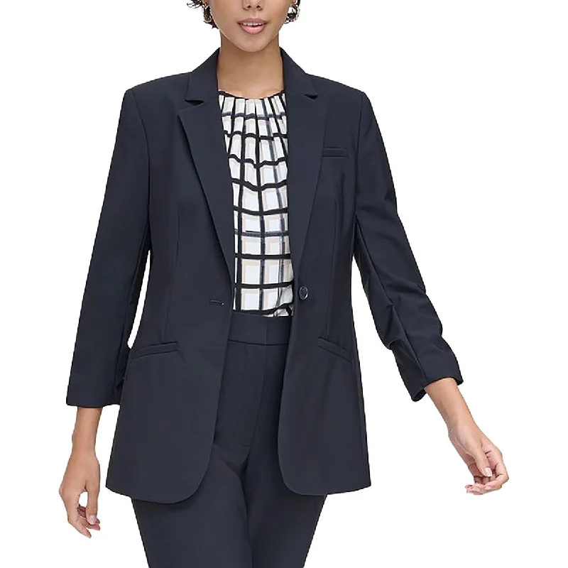 Best Women’s Jeans Womens Solid Business One-Button Blazer