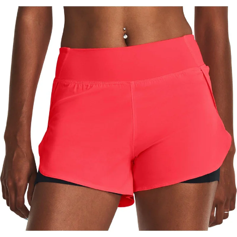 Classic Women’s T-Shirts Under Armour Flex Woven 2 In 1 Womens Training Shorts - Pink