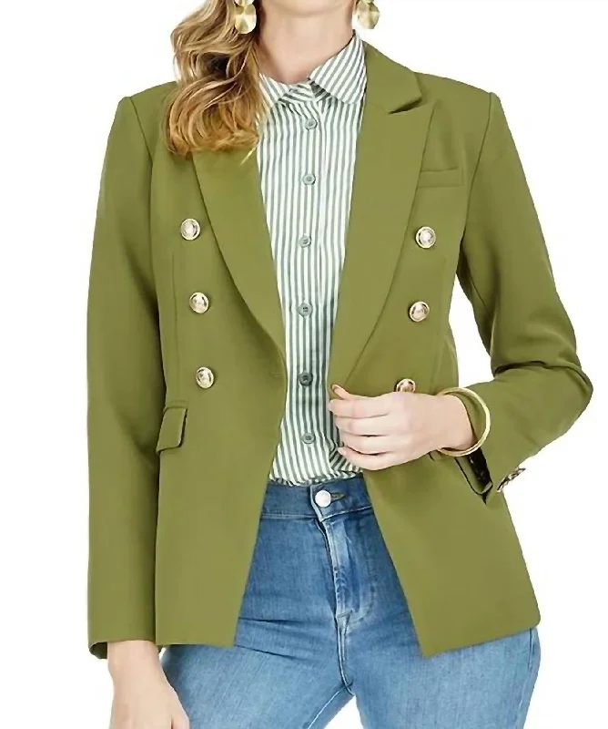 Vintage Dresses For Women Winnie Blazer In Olive