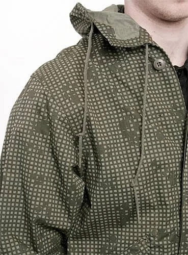 Office Attire For Women US Desert Night Camouflage Pattern Fishtail Parka = NEW