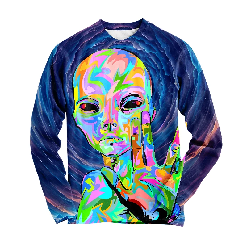 Comfortable Dresses For Women I Come in Peace Long Sleeve