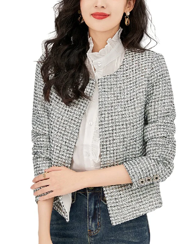 Women’s Casual Blazers WLZD Wool-Blend Blazer