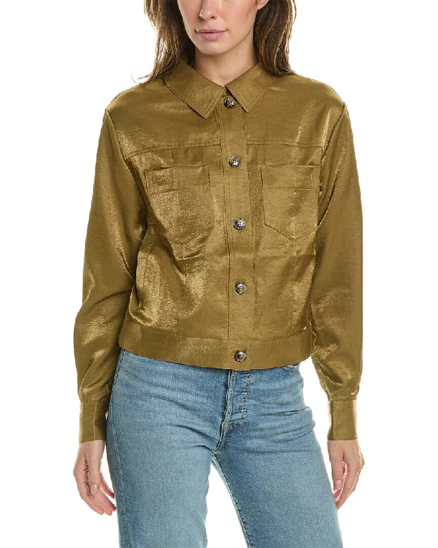 Classic Women’s T-Shirts French Connection Cammie Shimmer Jacket