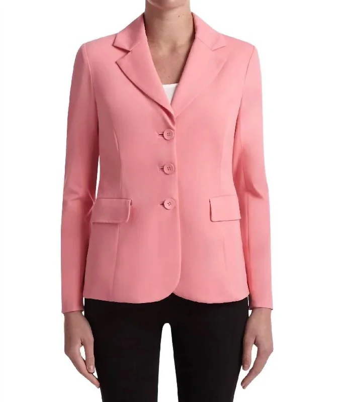 Women’s Workout Clothes Perserverence Blazer In Gerber Pink