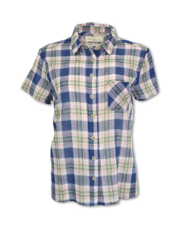 SHORT SLEEVED PLAID SHIRT