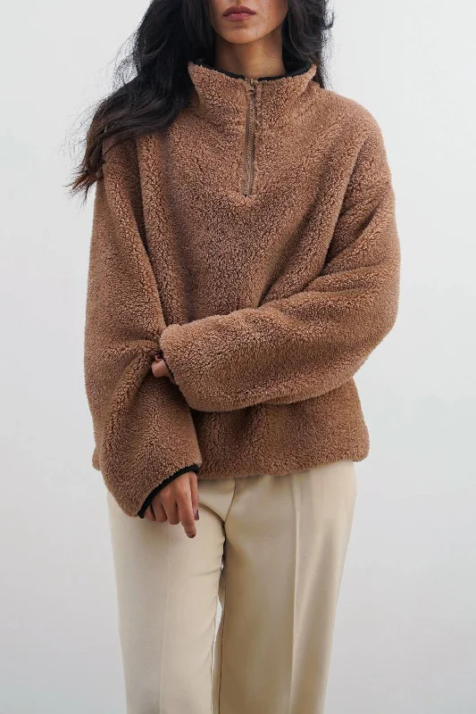 COZY FUR PULL-OVER