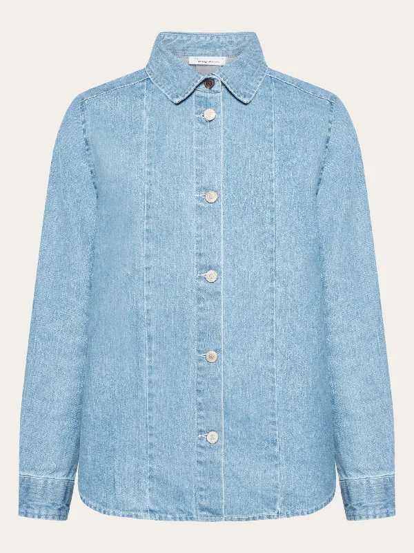 Denim shirt - GOTS/Vegan - Light Blue denim