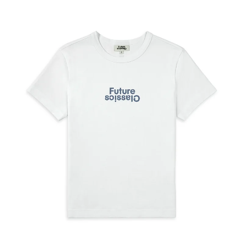 FC Logo Tee Pure White/Infinity Print