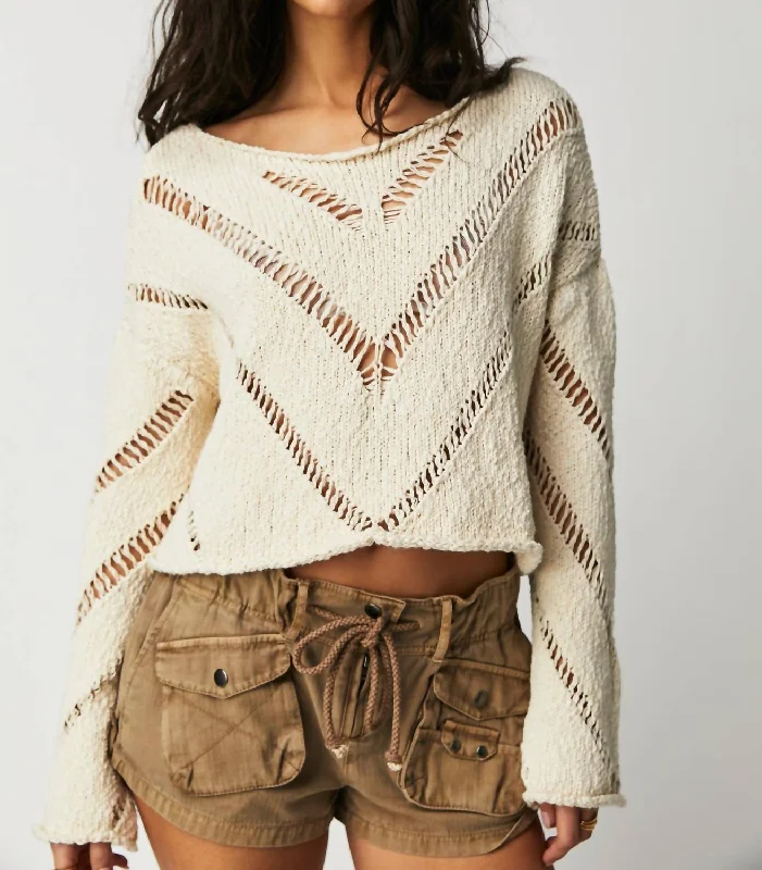 Hayley Sweater In Cream