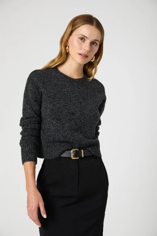 Kesia Crew Neck Cropped Sweater