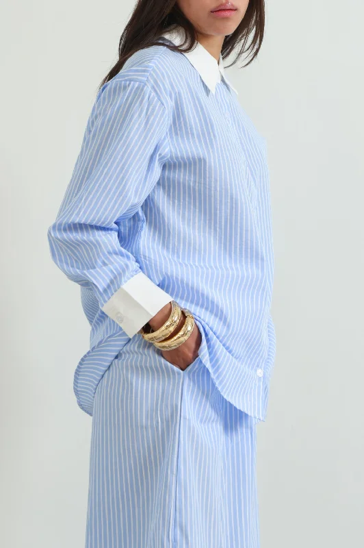 SHIRT WITH CONTRAST COLLAR