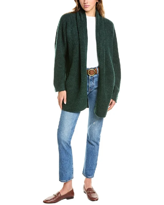 Vince Oversized Wool & Alpaca-Blend Cardigan