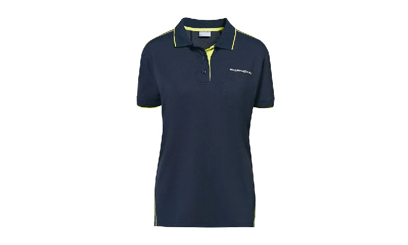 Porsche Women's Polo Shirt, dark blue - Sport Collection