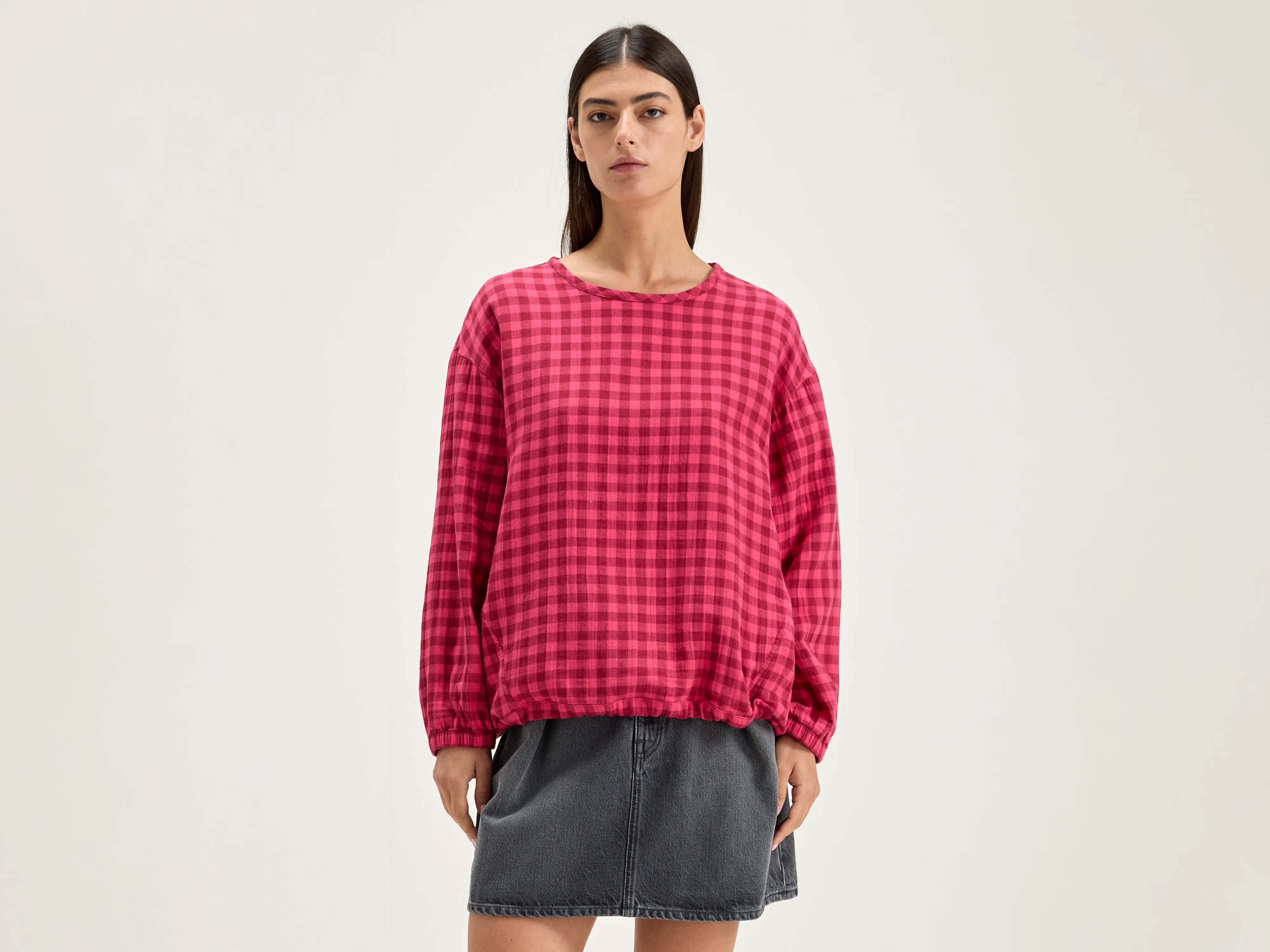 Padoue checked blouse (242 / W / CHECK B)