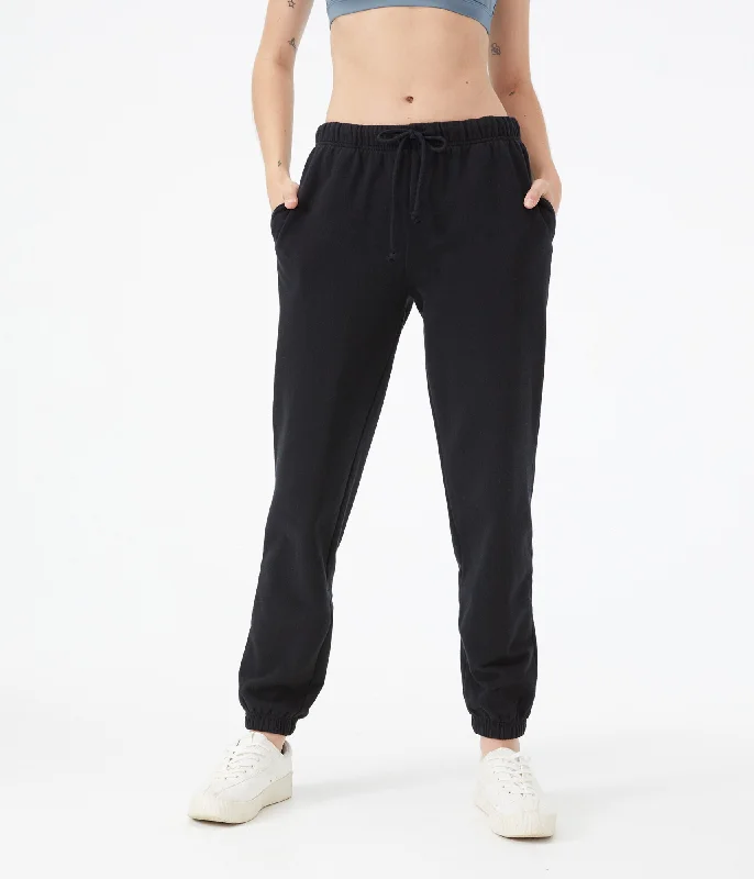 Aeropostale Women's Slouchy High-Rise Cinched Sweatpants