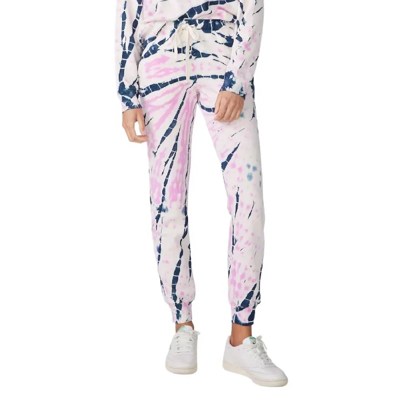 Dresses For Weddings Banboo Pant In Hot Pink Tie Dye