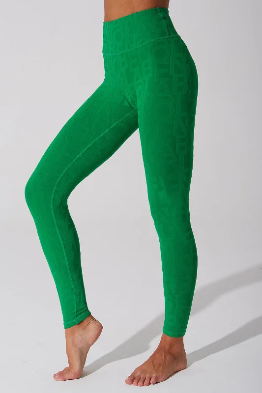 Classic Déese Fleur Legging 3D - Dark Green