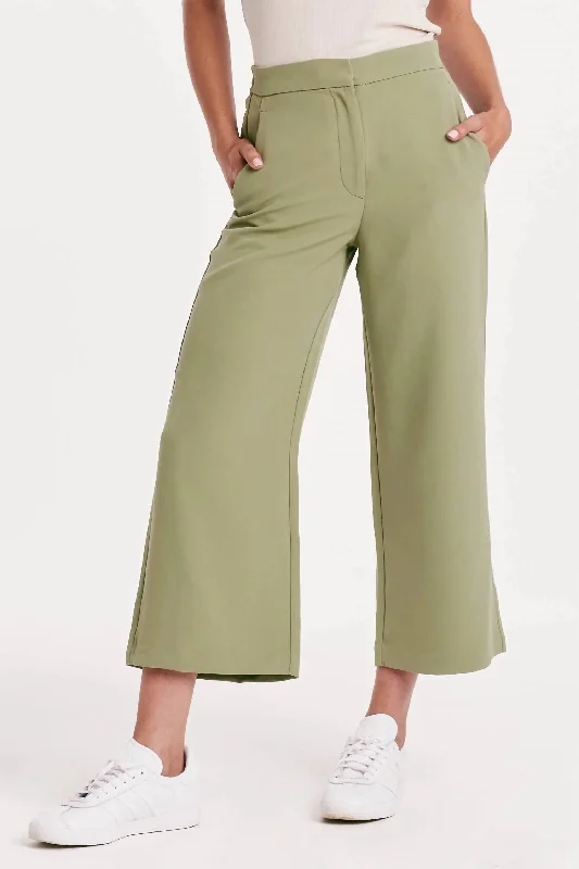 Plus Size Work Clothes Denali Eucalyptus Pants In Green