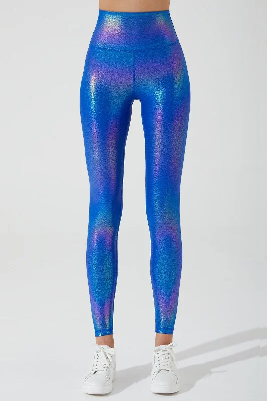 Iridescent Legging - Magnetic Blue