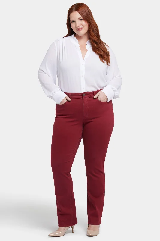 Women’s Casual Coats Sports fitness style Marilyn Straight Jeans In Plus Size - Wild Currant