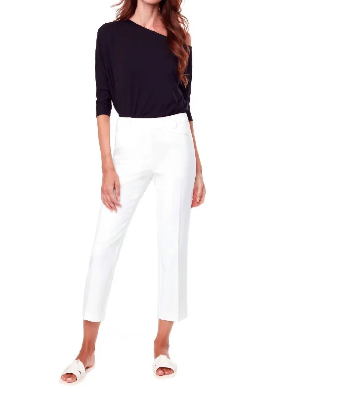 Casual Skirts For Women Palermo Cropped Pant In Vanilla