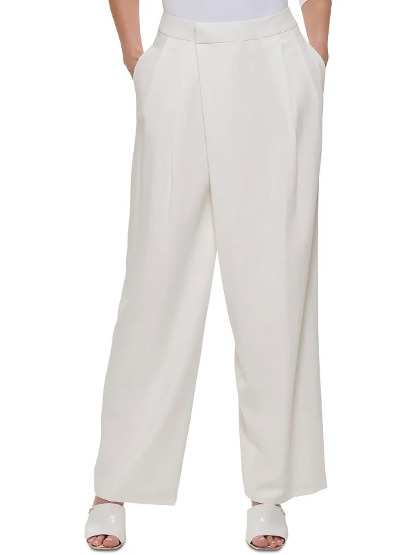 Office Attire For Women Petites Womens Crepe Dress Pants