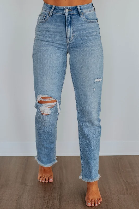 Plus Size Jeans For Women Street personality style Tracey Hidden Jeans - Current Mood