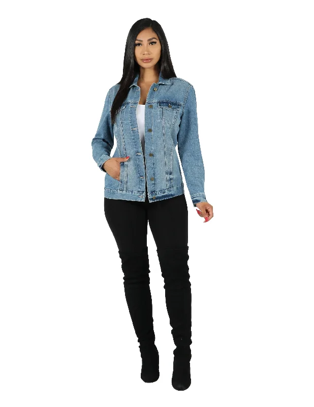 Women’s Fashion Knitwear Avant-garde trend Dream Denim Oversized Jacket