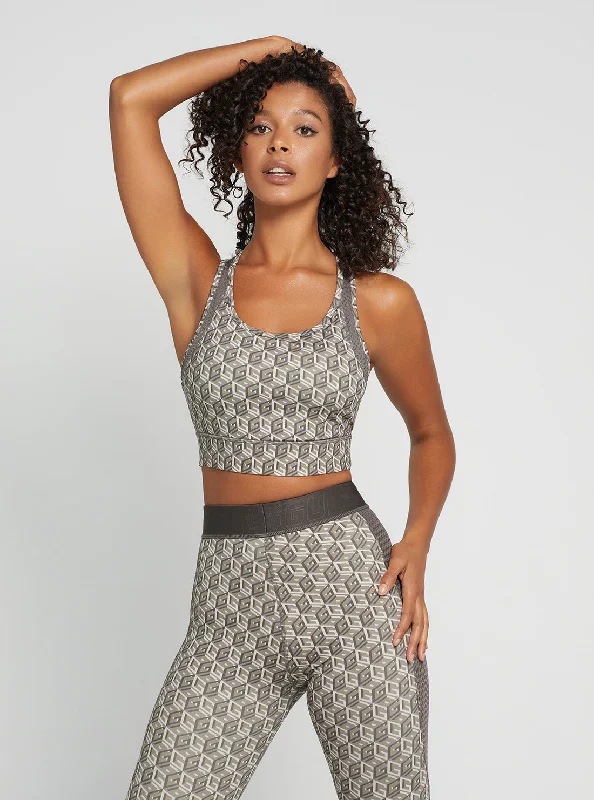 Stylish Women’s Rompers  Simple versatile styleEco Grey G Cube Daria Active Top