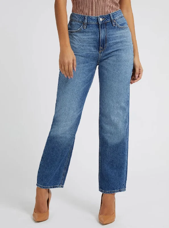 Fashionable Tops For Women Creative style Eco High-Rise Hollywood Relaxed Denim Jeans In The Challenge