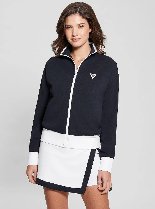 Women’s Activewear Online  Casual simple styleNavy Mylah Zip Jacket