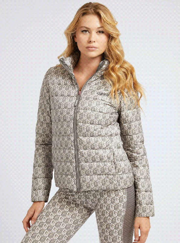 Women’s Fitness Clothing  Simple classic styleGrey G Cube Eireen Active Puffer Jacket