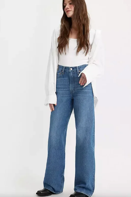 Summer Tops For Women Extra long version Levi's Ribcage Wide Leg Women's Jeans