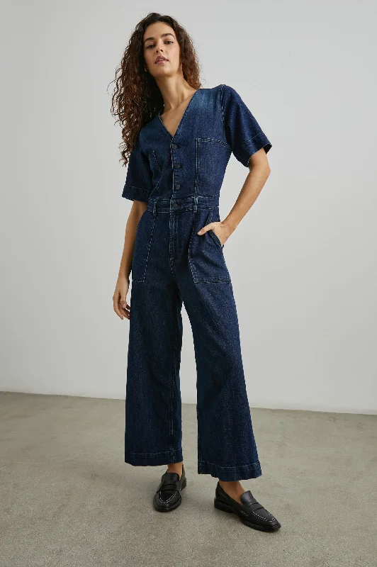 Winter Sweaters For Women Fashion trend PALISADES JUMPSUIT - BLUE MOON