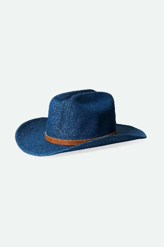 Casual Work Dresses Casual and versatile Range 70's Cowboy Hat - Denim