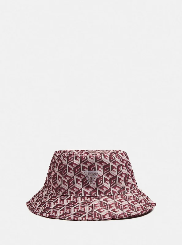 Trendy Dresses For Women  Line styleRed G Cube Daria Bucket Hat