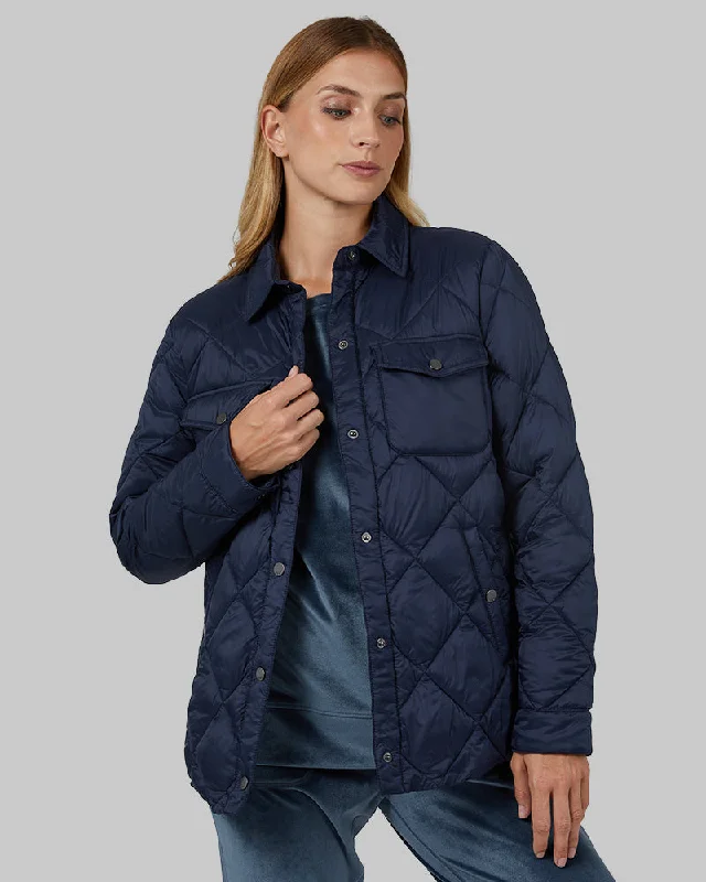 WOMEN'S LIGHTWEIGHT POLY-FILL SHIRT JACKET